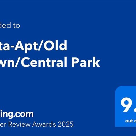 Insta-Apt Old Town Central Park Renovated Belgrád Kültér fotó